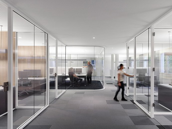 줽Ǭ office partition glass wall